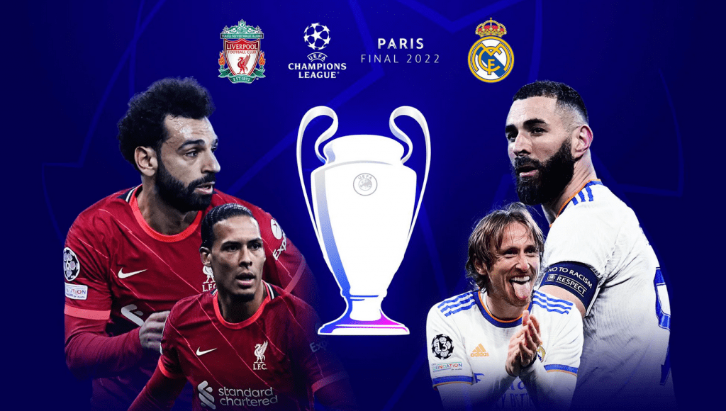Final Stop Of The Champions League Between Liverpool And Real Madrid.