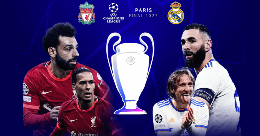Final Stop Of The Champions League Between Liverpool And Real Madrid.