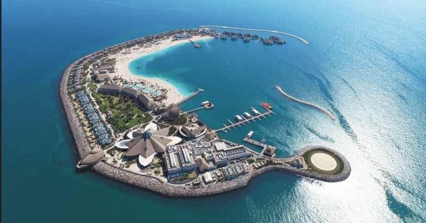 The Banana Island Off The Coast Of Doha Is An Enclave Of Paradise.