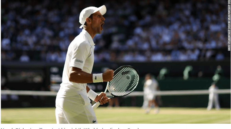 Novak Djokovic Defeats Cameron Norrie To Put An End To Norrie’s Six-Match Winning Streak In Successive Wimbledon Finals.
