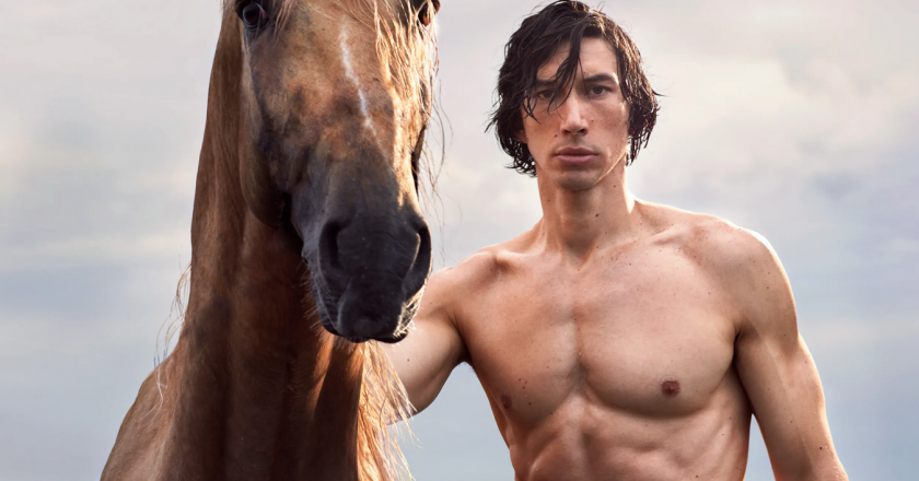 The New Burberry Picture Featuring Shirtless Adam Driver Is Going Viral.