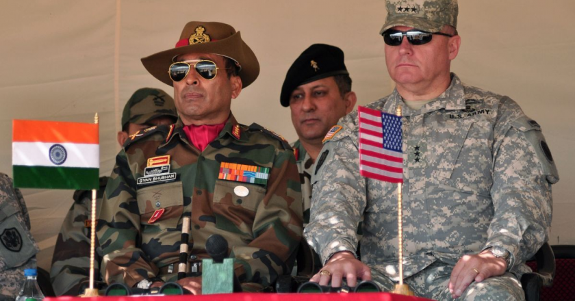 The US Will Participate In Military Exercises Near The Eastern Border Of India With China.