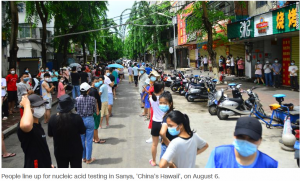 Tourists Stranded In The Chinese City Of Covid Following A Lockdown